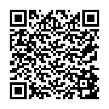 QR kód a telefonszámhoz +26774843111