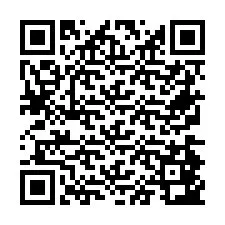 Kode QR untuk nomor Telepon +26774843116