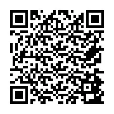 QR Code for Phone number +26774843117
