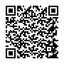 QR-code voor telefoonnummer +26774843126