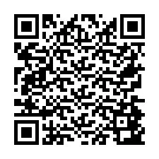 QR код за телефонен номер +26774843154