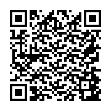 QR Code for Phone number +26774843159