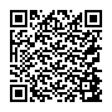 QR-code voor telefoonnummer +26774843170