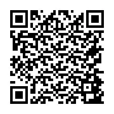 QR Code for Phone number +26774843172