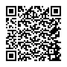 QR-код для номера телефона +26774843193