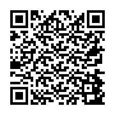 QR Code for Phone number +26774843204