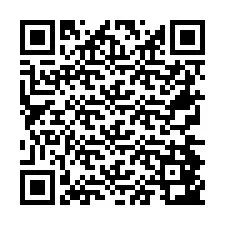 QR Code pour le numéro de téléphone +26774843220