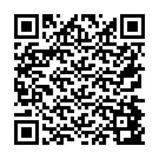 Código QR para número de teléfono +26774843240