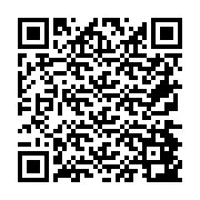 QR-код для номера телефона +26774843241