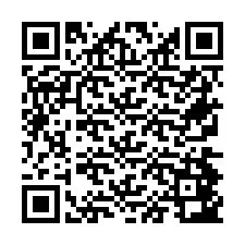 QR kód a telefonszámhoz +26774843242