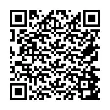 QR Code for Phone number +26774843263