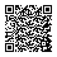 QR-код для номера телефона +26774843268