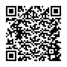 QR Code for Phone number +26774843279