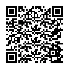 QR-Code für Telefonnummer +26774843283