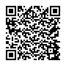 QR-код для номера телефона +26774843291