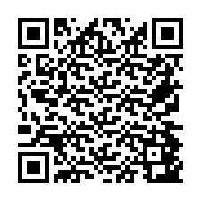 QR Code สำหรับหมายเลขโทรศัพท์ +26774843293