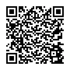 Código QR para número de teléfono +26774843300