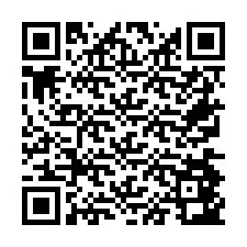 QR Code for Phone number +26774843319