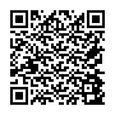 QR-code voor telefoonnummer +26774843333