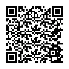 QR код за телефонен номер +26774843336