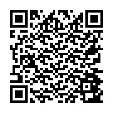 Código QR para número de teléfono +26774843394