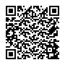 QR Code for Phone number +26774843447