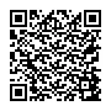 QR Code for Phone number +26774843450