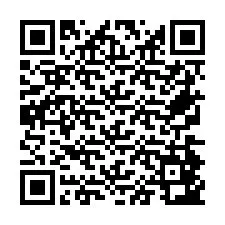 QR Code for Phone number +26774843453