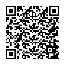 QR Code for Phone number +26774843459