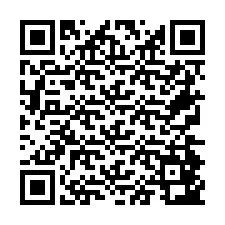 QR Code for Phone number +26774843461