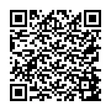 QR Code for Phone number +26774843464