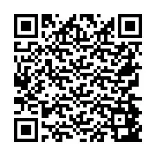 QR Code for Phone number +26774843474