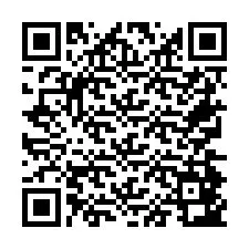QR Code for Phone number +26774843479