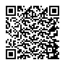 QR Code for Phone number +26774843490
