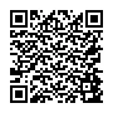 QR Code for Phone number +26774843578