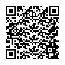 QR Code for Phone number +26774843579