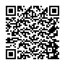 QR Code for Phone number +26774843593