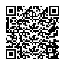 QR-code voor telefoonnummer +26774843601