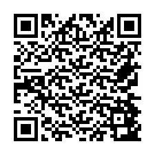 QR Code for Phone number +26774843637