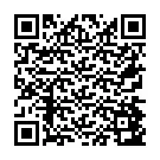 QR Code for Phone number +26774843640