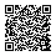 QR Code for Phone number +26774843644