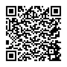 QR Code for Phone number +26774843645