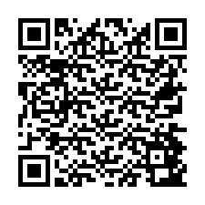 QR Code for Phone number +26774843648