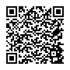 QR Code for Phone number +26774843653