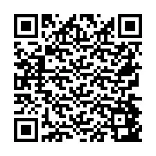 QR Code for Phone number +26774843654