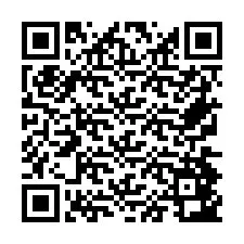 QR Code for Phone number +26774843657