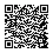 QR Code for Phone number +26774843665