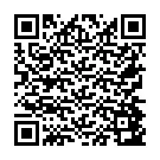 QR Code for Phone number +26774843674