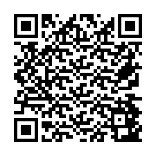 QR Code for Phone number +26774843683