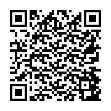 QR Code for Phone number +26774843688